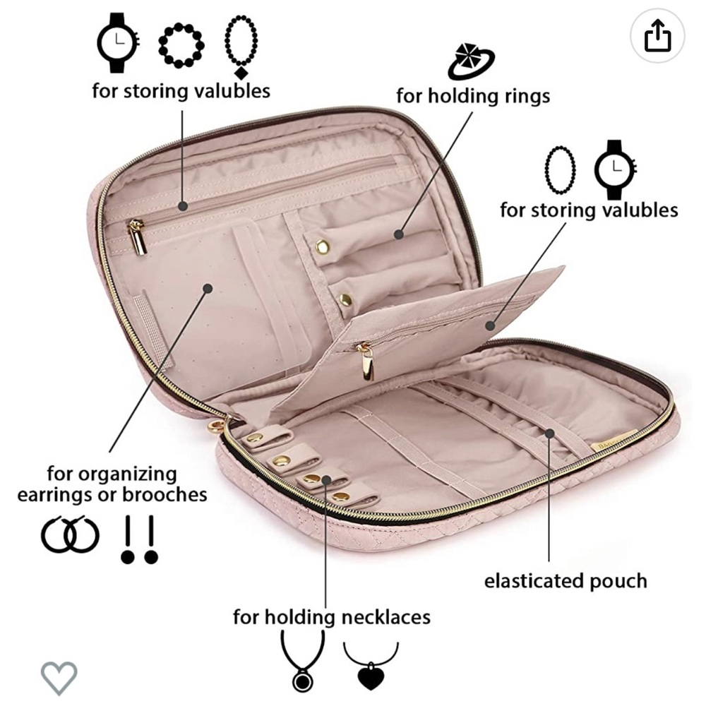 Jewelry Organizer Travel Jewelry Case jewelry storage